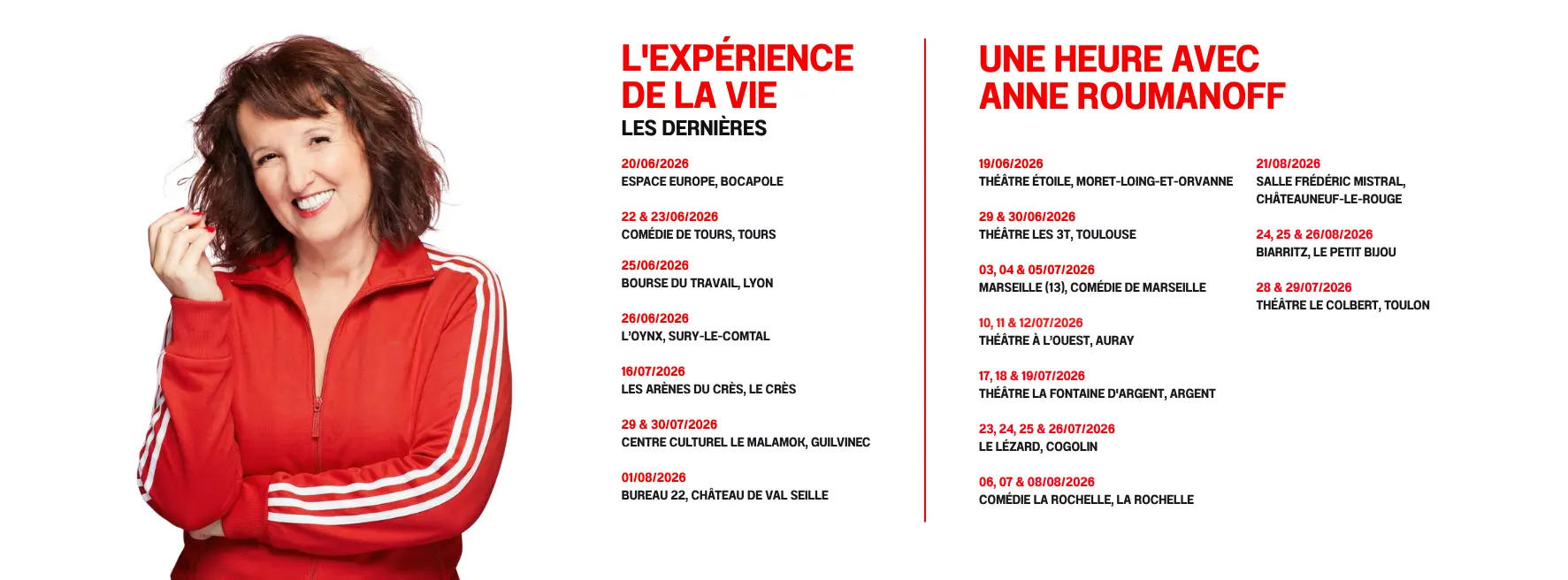 Anne Roumanoff - L'expérience de la vie